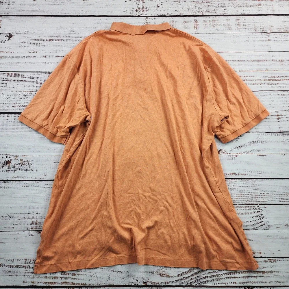 Polo Ralph Lauren Pima Soft Touch Polo Mens 2XLT Tall Orange Pima Cotton Pony